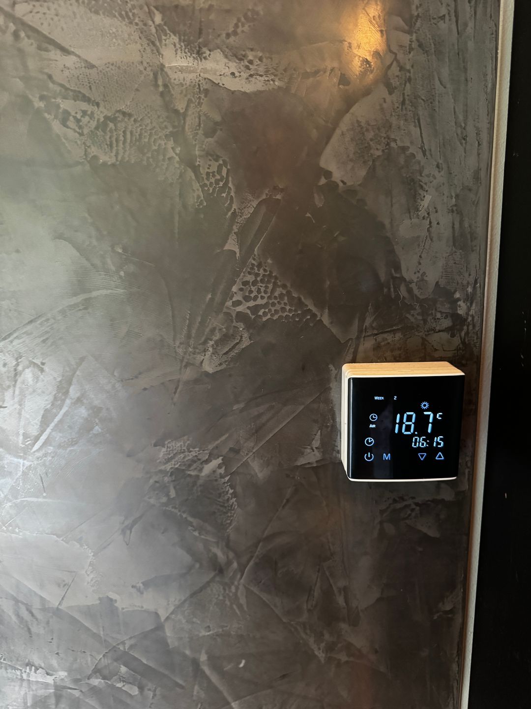 GLO Wall in place