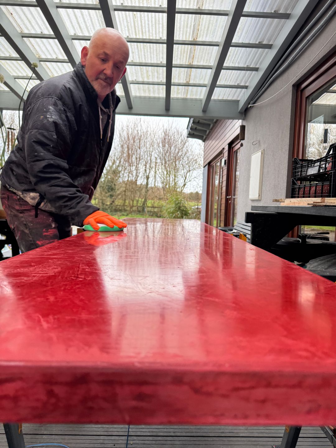 GLO Panel in place